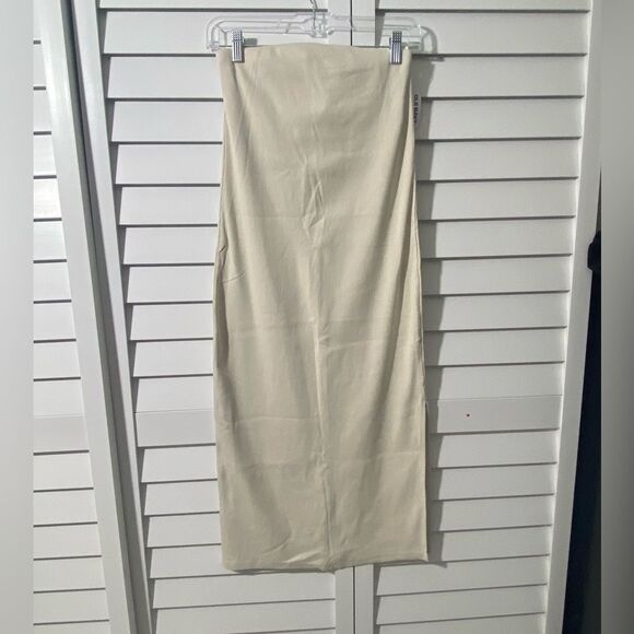 Strapless dress in cream - Picture 1 of 3